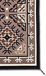 Two Grey Hills Rug, 1999