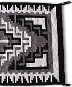 Two Grey Hills Rug, 1998