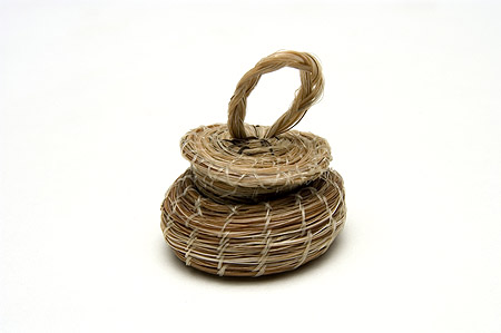 Basketry Box and Lid